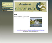 Creeks End Home Owners Association Website